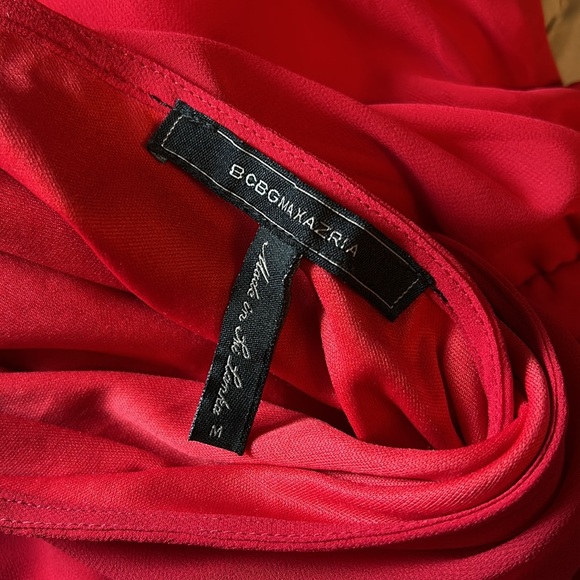 BCBG MaxAzria Red Romper, Medium - Picture 4 of 5
